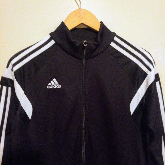 Adidas Climacool Condiva 14 Training Track Jacket-Medium-Pockets-Soccer-3 Stripe - Picture 3 of 11